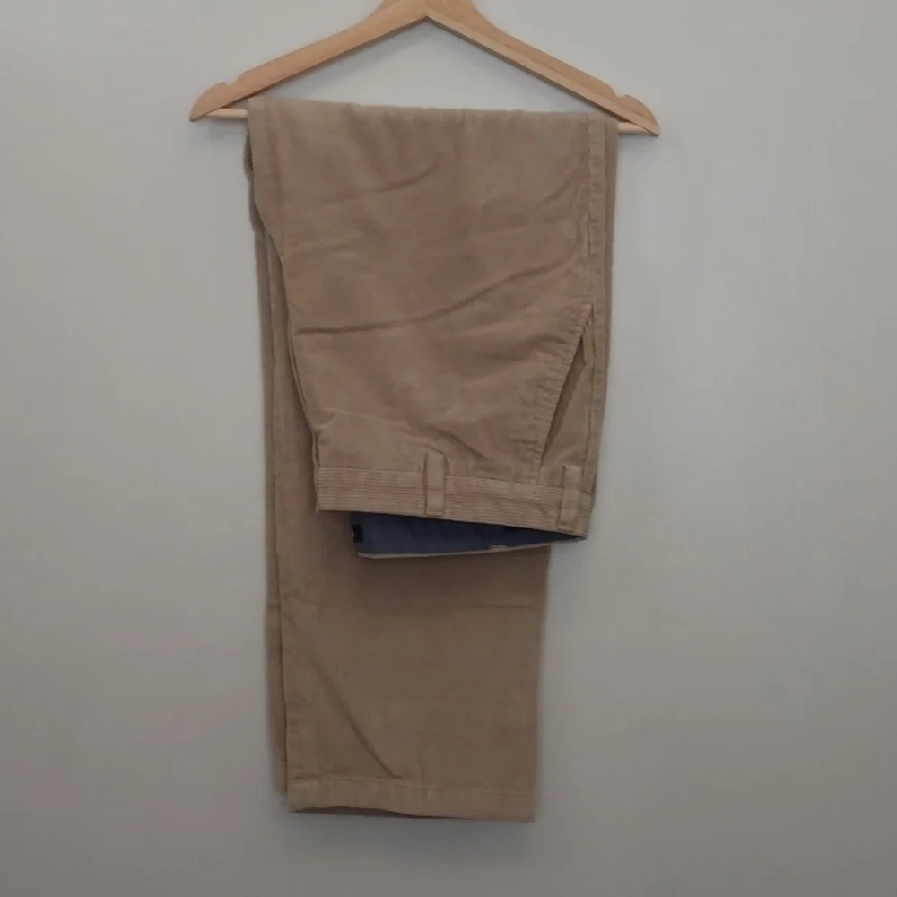 Nautica Tan Cotton Dansforth Corduroy Pants 38 - 30
